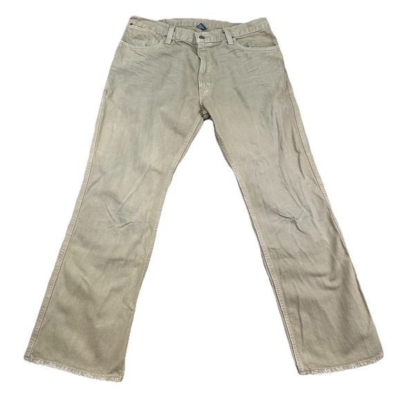 Polo Ralph Lauren Workman's Manufacturing Co. Jeans Men's 36x30 Tan Distressed - Picture 1 of 14